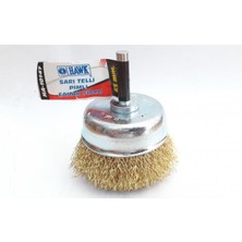 FRY Hawk HA10147 Pimli Sarı Tel Çanak Fırça 65 mm