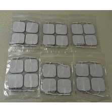 Özgürce Kablolu Tens Cihazı Yedek Elektrot 5x5, Tens Pedi 4'lü (6 Paket)