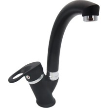 Mix Kuğu Sıcak Soğuk Çift Su Girişli Mutfak ve Lavabo Musluğu Bataryası