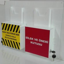 Özgürce Kırmızı Renkli Ilham ve Dilek Kutusu, Şık ve Kullanışlı Tasarım