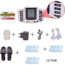 Özgürce Tens Cihazı Tam Seti, Terlik ve Kablolar ile Sağlıklı Rahatlık