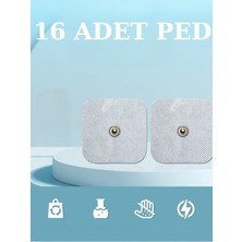 Özgürce 16 Adet Kare Tens Pedi, Rahat ve Güçlü Destekli, Günlük Kullanım Için Ideal
