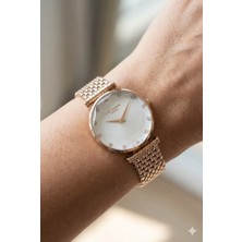 Lee Cooper Zarif ve Şık Rose Gold Kadın Kol Saati | 33MM Çelik Kasa ve Çelik Kordon