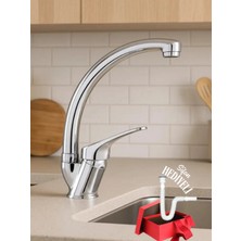 Mutfak Eviye Bataryası Lavabo Bataryası 2 Yıl Garantili Sifon Hediyeli