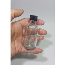 10 Adet Cam Ginger Shot Detox Şişesi Sızdırmaz Plastik Kapaklı Çok Amaçlı 50ML