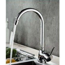 Eska Oynar Başlıklı Lüx Mutfak Bataryası Musluğu Çeşmesi