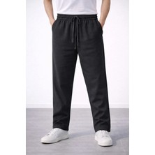İnce Moda Giyim Erkek Relax Fit Beli Lastikli Bağcıklı Tek Cep Detaylı Pantolon