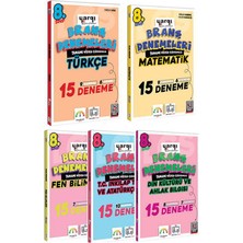 Ders Arkadaşım 8.sınıf Tamamı Video Çözümlü 15 Branş Denemeleri Seti 5 Kitap