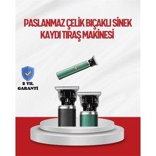 İlk El Grup Ieg™ Saç Sakal Ense Paslanmaz Çelik T-Bıçak Vücut Tıraş Makinesi