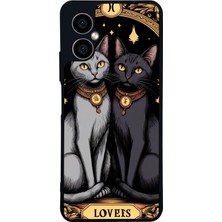 Scaleta Case Omix X5 Uyumlu Tarot Tasarımlı Glossy Mat Siyah Silikon Telefon Kılıfı