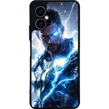Scaleta Case Omix X3 Uyumlu Thor Tasarımlı Glossy Mat Siyah Silikon Telefon Kılıfı