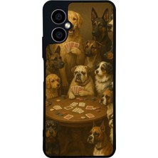 Scaleta Case Omix X3 Uyumlu  Köpek Tasarımlı Glossy Mat Siyah Silikon Telefon Kılıfı