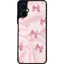 Scaleta Case Omix X3 Uyumlu Kurdele Tasarımlı Glossy Mat Siyah Silikon Telefon Kılıfı