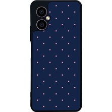 Scaleta Case Omix X3 Uyumlu Puantiye Tasarımlı Glossy Mat Siyah Silikon Telefon Kılıfı