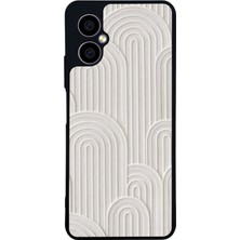 Scaleta Case Omix X5 Uyumlu Duvar Tasarımlı Glossy Mat Siyah Silikon Telefon Kılıfı