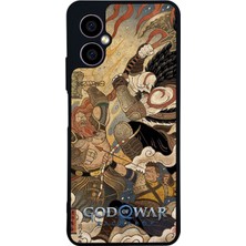 Scaleta Case Omix X5 Uyumlu God Of War Kratos Tasarımlı Glossy Mat Siyah Silikon Telefon Kılıfı