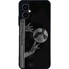 Scaleta Case Omix X3 Uyumlu Voleybol Tasarımlı Glossy Mat Siyah Silikon Telefon Kılıfı
