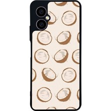 Scaleta Case Omix X5 Uyumlu Coconat Tasarımlı Glossy Mat Siyah Silikon Telefon Kılıfı