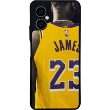 Scaleta Case Omix X5 Uyumlu Lebron James Tasarımlı Glossy Mat Siyah Silikon Telefon Kılıfı