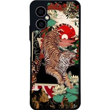 Scaleta Case Omix X3 Uyumlu Kaplan Tasarımlı Glossy Mat Siyah Silikon Telefon Kılıfı