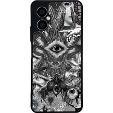 Scaleta Case Omix X5 Uyumlu Mitoloji Tasarımlı Glossy Mat Siyah Silikon Telefon Kılıfı