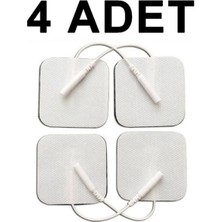 Özgürce Kablolu Tens Pedi Yedek Elektrod 5x5, 4’lü Paket, Rahat Kullanım