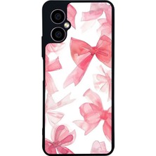 Scaleta Case Omix X5 Uyumlu Kurdele Tasarımlı Glossy Mat Siyah Silikon Telefon Kılıfı