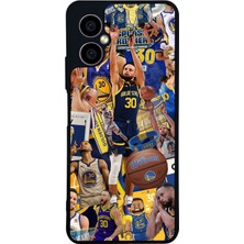 Scaleta Case Omix X5 Uyumlu Stephen Curry Tasarımlı Glossy Mat Siyah Silikon Telefon Kılıfı