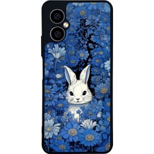 Scaleta Case Omix X5 Uyumlu Tavşan Tasarımlı Glossy Mat Siyah Silikon Telefon Kılıfı