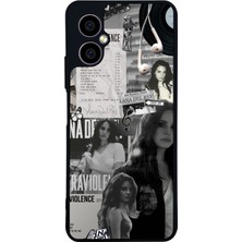 Scaleta Case Omix X3 Uyumlu Lana Del Rey Tasarımlı Glossy Mat Siyah Silikon Telefon Kılıfı