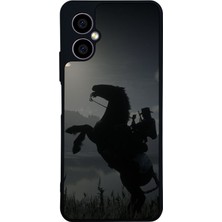 Scaleta Case Omix X5 Uyumlu Red Dead Redemption 2 Tasarımlı Glossy Mat Siyah Silikon Telefon Kılıfı