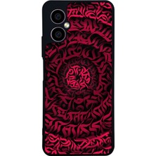 Scaleta Case Omix X3 Uyumlu Kaligrafi Tasarımlı Glossy Mat Siyah Silikon Telefon Kılıfı