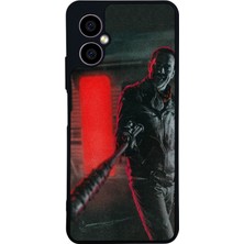 Scaleta Case Omix X5 Uyumlu The Walking Dead Tasarımlı Glossy Mat Siyah Silikon Telefon Kılıfı
