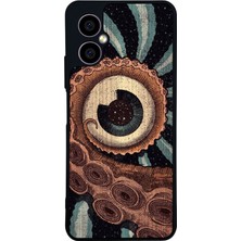 Scaleta Case Omix X5 Uyumlu Göz Tasarımlı Glossy Mat Siyah Silikon Telefon Kılıfı