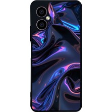 Scaleta Case Omix X5 Uyumlu Hologram Tasarımlı Glossy Mat Siyah Silikon Telefon Kılıfı