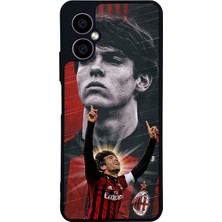 Scaleta Case Omix X5 Uyumlu Kaka Tasarımlı Glossy Mat Siyah Silikon Telefon Kılıfı