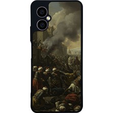 Scaleta Case Omix X5 Uyumlu Osmanlı Tasarımlı Glossy Mat Siyah Silikon Telefon Kılıfı