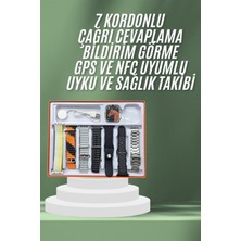 Normadia 7 Kordonlu Çok Renkli Akıllı Saat Için Şık ve Dayanıklı Kordon