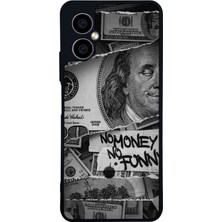 Scaleta Case Omix X5 Uyumlu Money Tasarımlı Glossy Mat Siyah Silikon Telefon Kılıfı