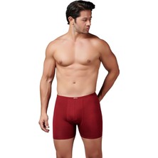 Gümüş 8007 12'li Bambu Ince Bel Elastan Boxer