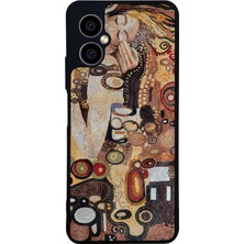 Scaleta Case Omix X3 Uyumlu Mozaik Tasarımlı Glossy Mat Siyah Silikon Telefon Kılıfı