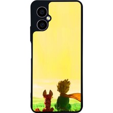 Scaleta Case Omix X5 Uyumlu Küçük Prens Tasarımlı Glossy Mat Siyah Silikon Telefon Kılıfı