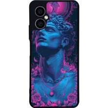 Scaleta Case Omix X5 Uyumlu Neon Tasarımlı Glossy Mat Siyah Silikon Telefon Kılıfı