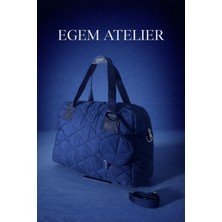 Egem Atelier Kapitone Desen Omuz Çantası