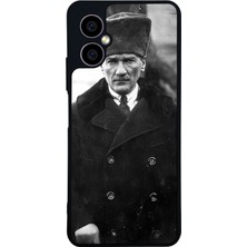 Scaleta Case Omix X3 Uyumlu Atatürk Tasarımlı Glossy Mat Siyah Silikon Telefon Kılıfı