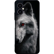 Scaleta Case Omix X3 Uyumlu Bozkurt Tasarımlı Glossy Mat Siyah Silikon Telefon Kılıfı