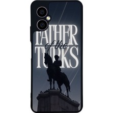 Scaleta Case Omix X3 Uyumlu Atatürk Tasarımlı Glossy Mat Siyah Silikon Telefon Kılıfı