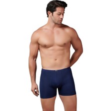 Gümüş 8007 6'lı Bambu Ince Bel Elastan Boxer