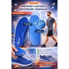 Özgürce Konforlu Hafızalı Ortopedik Tabanlık, Kesilebilir, 39-45 Numara