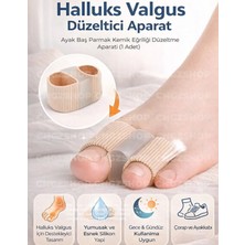 Özgürce Ayak Baş Parmak Kemik Düzeltici Silikon Koruyucu, Günlük ve Gece Kullanım
